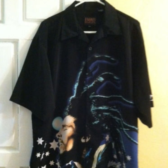 DRAGONFLY Other - BOB MARLEY BUTTON DOWN SHIRT~MEN'S SIZE XXL~
